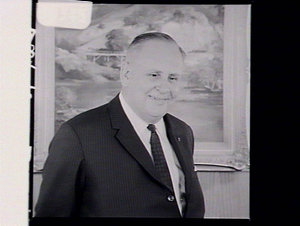 Portrait of Minister, Mr Stephens