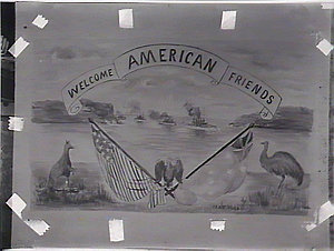 Poster - Welcome American Friends