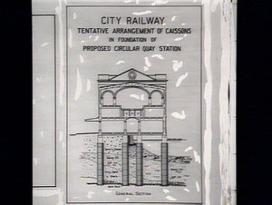 Diagram of City Railway ... proposed Circular Quay Stat...