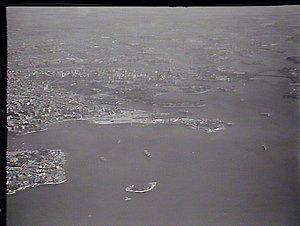 [Clark island and Garden Island - aerial photograph]
