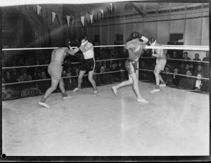 Army boxing Mrcville [Marrickville], 3 August 1942 / ph...