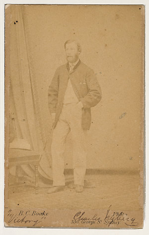 Charles Hyberg, captain of the ship Victory, ca. 1867 /...