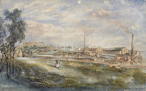 Colonial Sugar Co., Chippendale, 1868 / watercolour by ...