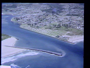 Port Macquarie breakwater: aerial photograph