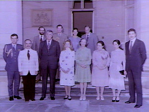 Visit of King Hussein of Jordan