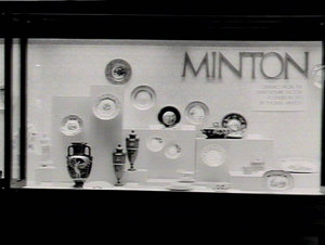 Minton chinaware display