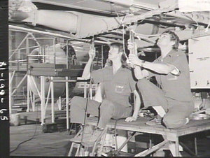 Aircraft engineering apprentices