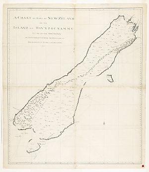 A chart of part of New Zeland of the Island of Tovypoen...