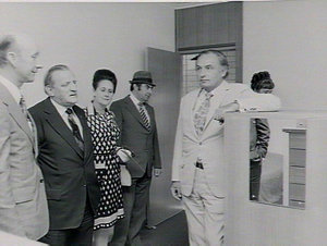 Opening of Minali, by the Hon. T.L. Lewis, Premier of N...
