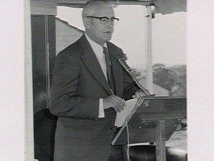 Opening of Minali, by the Hon. T.L. Lewis, Premier of N...
