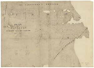 Plan of Kingston on the Newtown Railway Station [cartog...