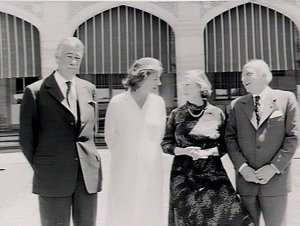Governor & Lady Cutler with West German President Mr Scheel & Mrs Scheel