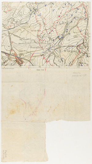 Karte der 2. Armee, Bl. 1 [cartographic material] / [2. Armee]