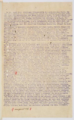 Item 49: Otto Wortmann internment camp papers, 12 Augus...