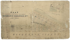 Plan of valuable building allotments situate in Macquar...