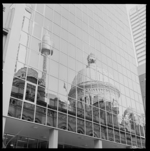 File 20: Reflections, Sydney buildings, 1990 / photogra...