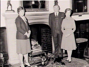 Governor Sir James Rowland and family (for Christmas ca...