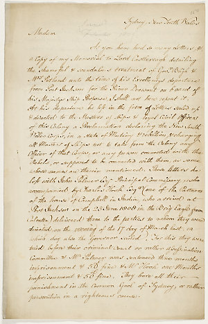 Series 42.07: Copy of a letter received by Elizabeth Bl...