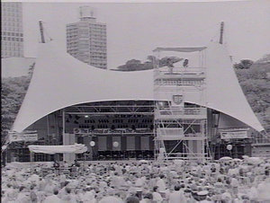 Mobile stage at Sydney Domain for Festival of Sydney Op...