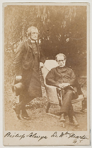 Bishop George Augustus Selwyn (left) and his close frie...