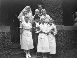 Group of graduate nurses