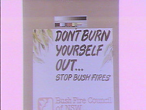 Copies of bushfire safety posters