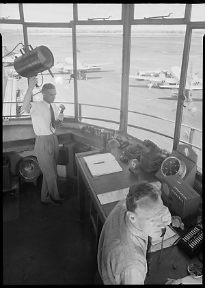 File 04: Control tower, 1930s / photographed by Max Dup...