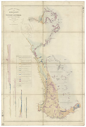 General outlines of the geology of Western Australia, f...