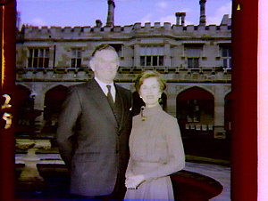 Pictures of Governor & Lady Rowland for use on Christmas card