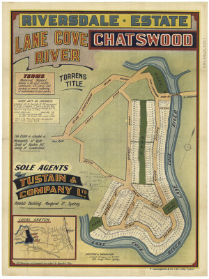 Riversdale Estate, Chatswood, Lane Cove River [cartographic material]: Torrens Title / Griffin & Harrison Licensed Surveyors under R.P. Act ; E. A. Cantle.