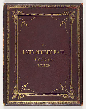 Louis Phillips papers, plans and realia, 1844-1920