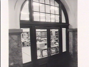 Entrance doors to Mitchell Library