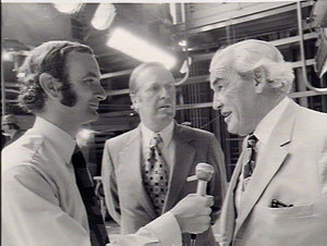 Minister Mr Punch inspecting Opera House