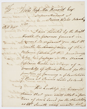 Series 20.17: Copy of a letter received by Forbs Ross M...