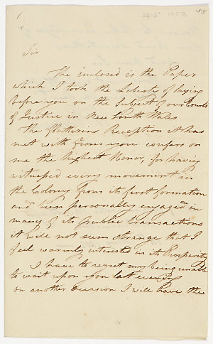 Series 23.03: Letter received by Banks from William Bal...