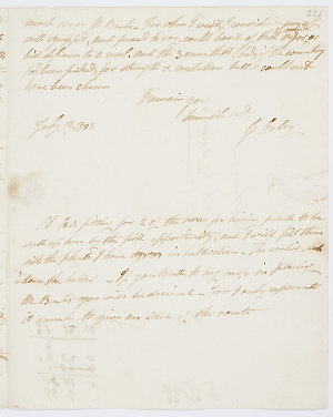 Series 18.060: Letter received by Philip Gidley King fr...