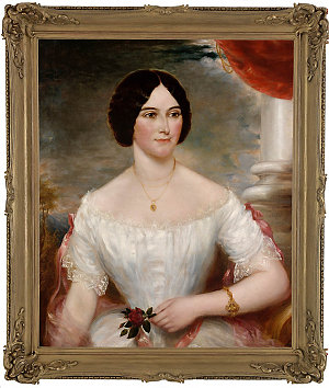 Sarah Scarvell, 1855 / oil portrait by Richard Noble