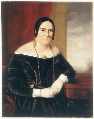 Hannah Watson, 1849? / oil portrait by Joseph Backler