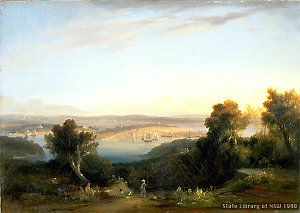 [Sydney from St. Leonards] / oil painting by Conrad Mar...