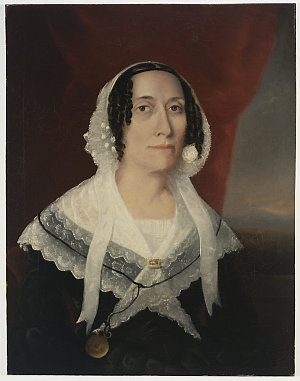 [Jane Dunlop, ca. 1853] / oil portrait by Joseph Backle...