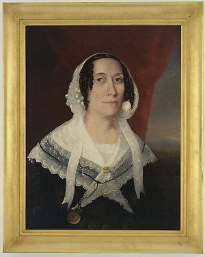 [Jane Dunlop, ca. 1853] / oil portrait by Joseph Backle...