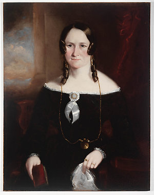 Christina Sinclair, 1846 / oil portrait by Joseph Backl...