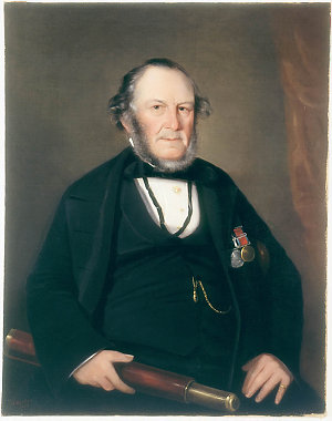 Thomas Watson, 1859 / oil portrait by Joseph Backler