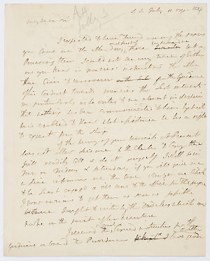Series 61.10: Copy of a letter received by Evan Nepean ...