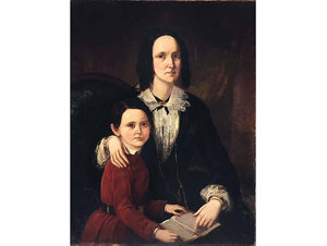 Martha Hogg and Samuel Nisbet Hogg / oil portrait by He...