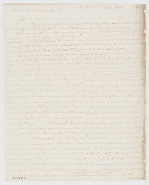 Series 43.02: Letter received by Banks from Henry James...