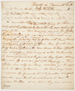 Series 58.08: Letter received by Banks from William Bli...