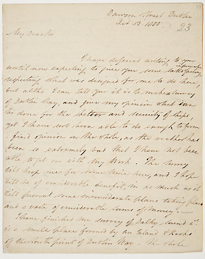 Series 58.22: Letter received by Banks from William Bli...
