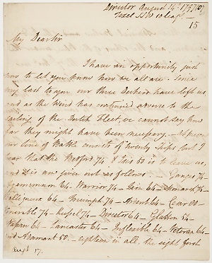 Series 58.13: Letter received by Banks from William Bli...