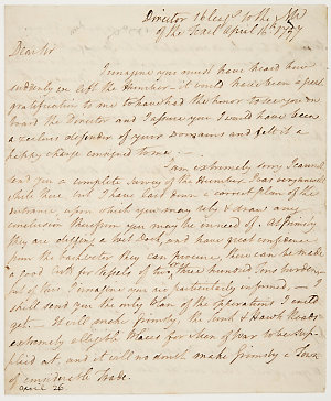Series 58.12: Letter received by Banks from William Bli...